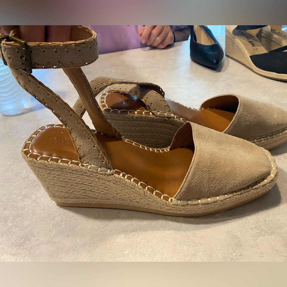 Crown vintage wedge sandals